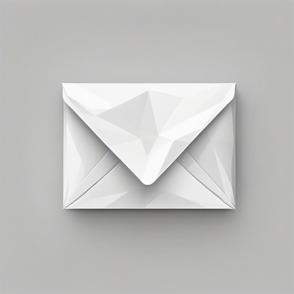Contact us - sculptural envelope icon
